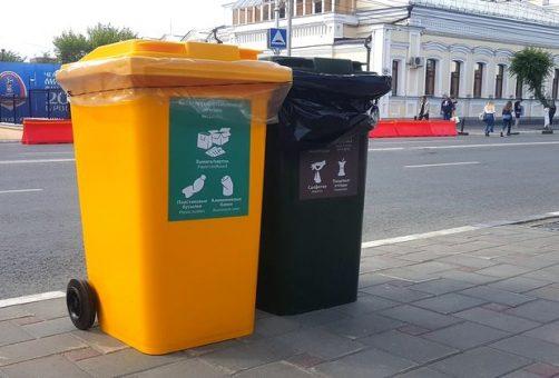 В Самаре установили 1100 контейнеров для раздельного сбора мусора